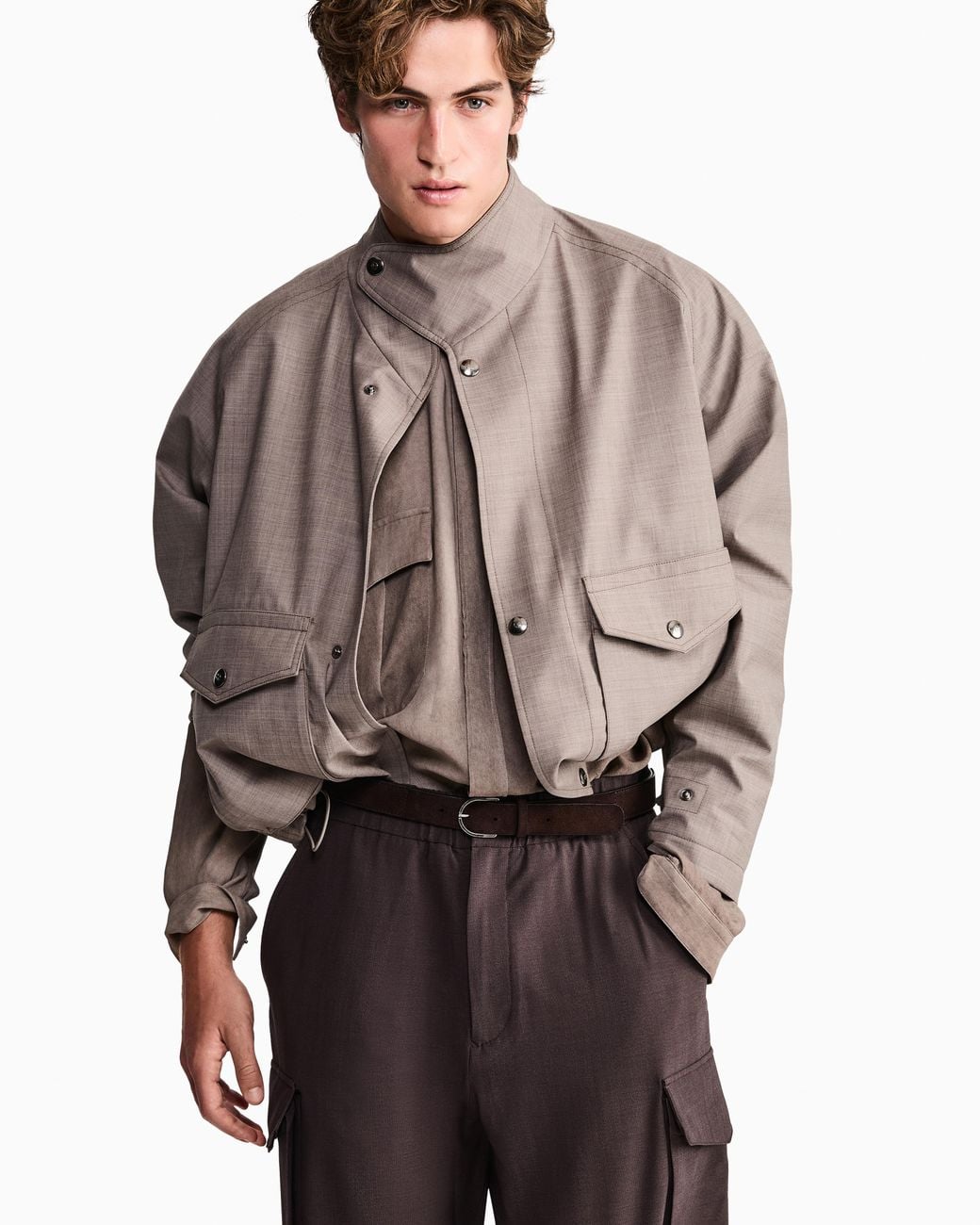 Giorgio Armani Brown Blousons for men