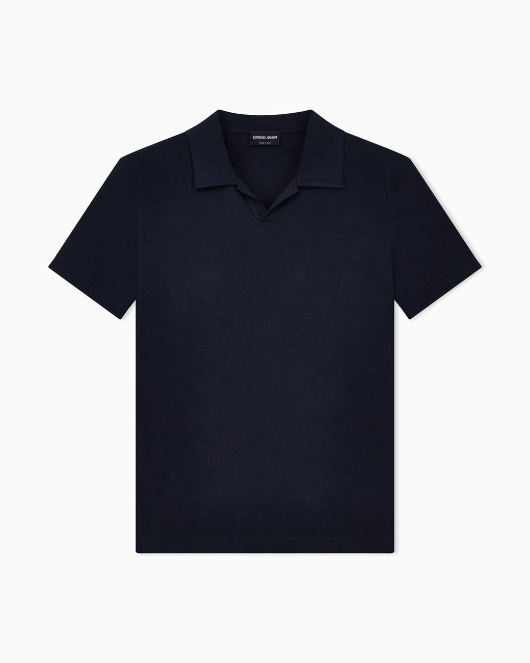 Giorgio Armani Blue Stretch Polo for men
