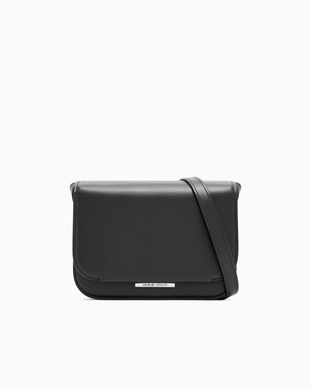 Giorgio Armani Black Small Leather Shoulder Bag