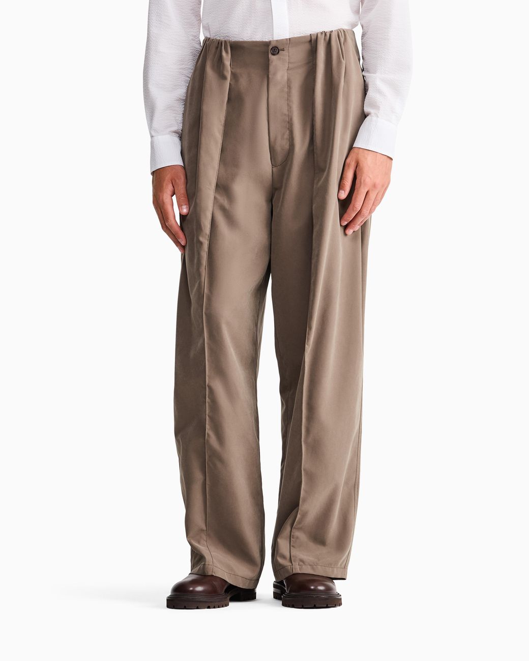 Giorgio Armani Brown Trousers Oversized for men
