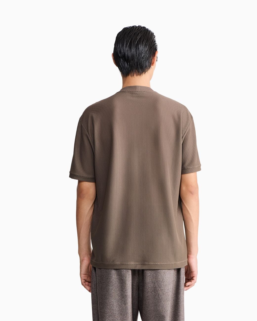 Giorgio Armani Gray T-Shirt Oversized for men