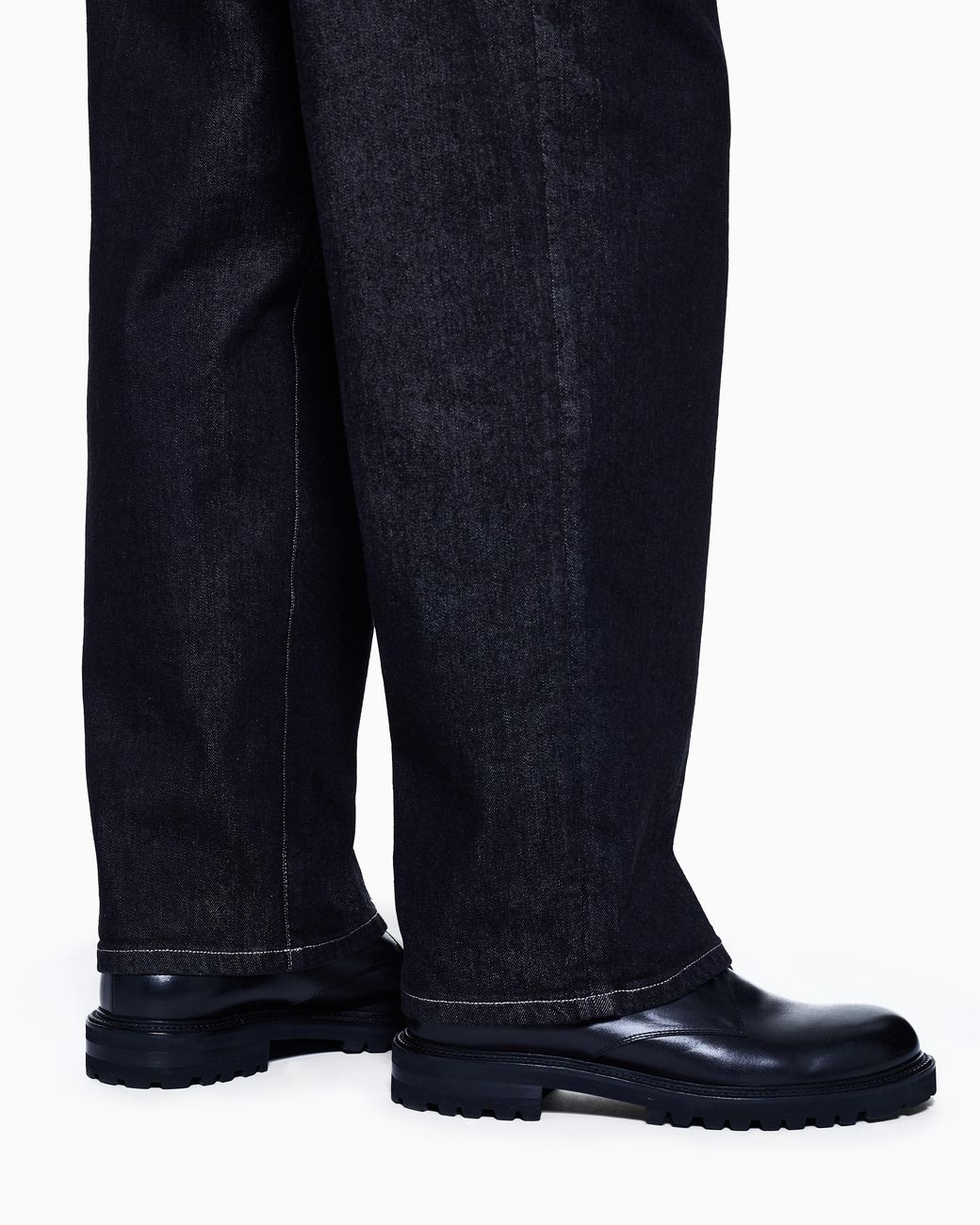Giorgio Armani Blue Cotton And Modal Five-Pocket Trousers for men