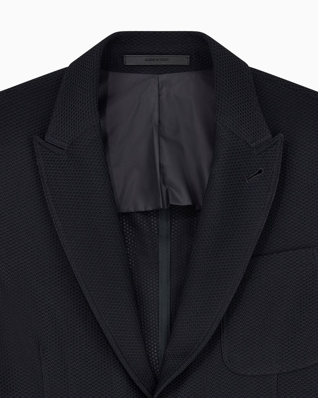 Giorgio Armani Black Icon Single-Breasted Jacket for men
