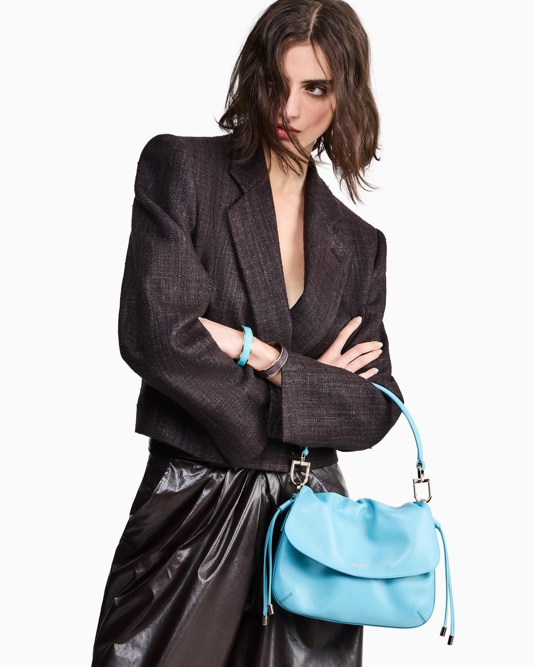 Giorgio Armani Blue Double Breasted Jackets