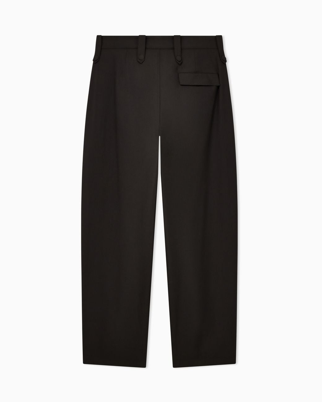 Giorgio Armani Black Pleated Trousers for men