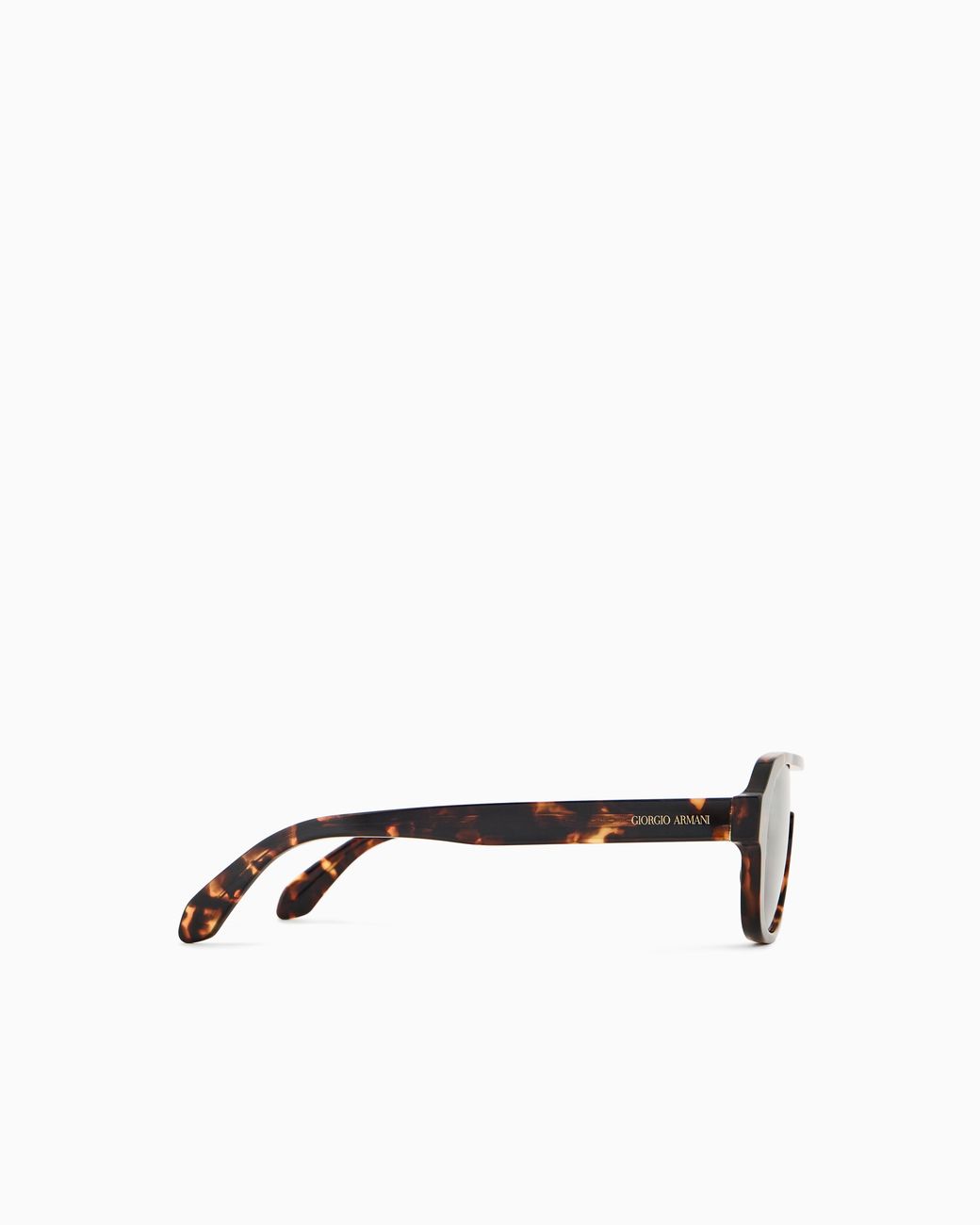 Giorgio Armani Green Irregular-Shaped Sunglasses for men