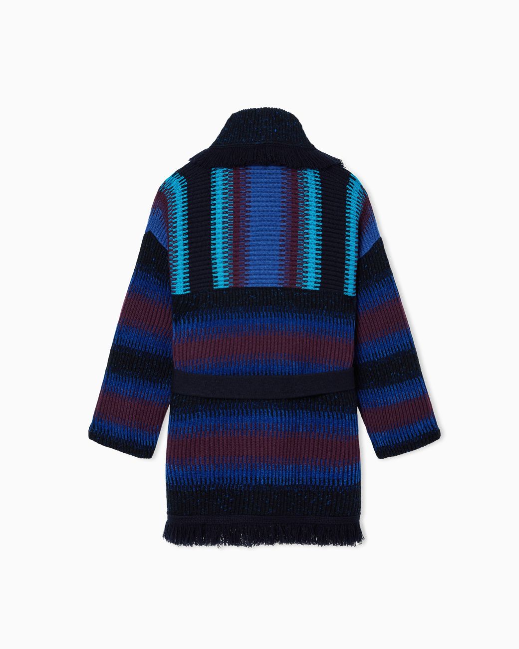 Giorgio Armani Blue For Alanui Cashmere Blend Cardigan