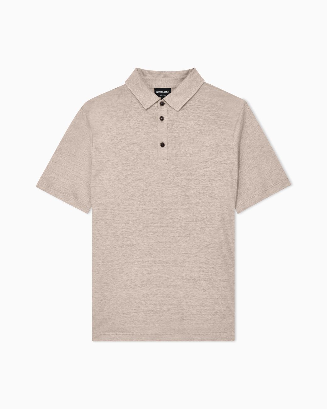 Giorgio Armani Natural Short Sleeve Polo for men