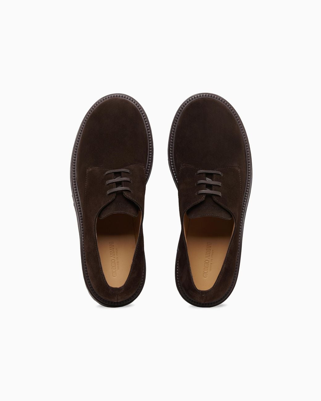 Giorgio Armani Brown Lace-Ups for men