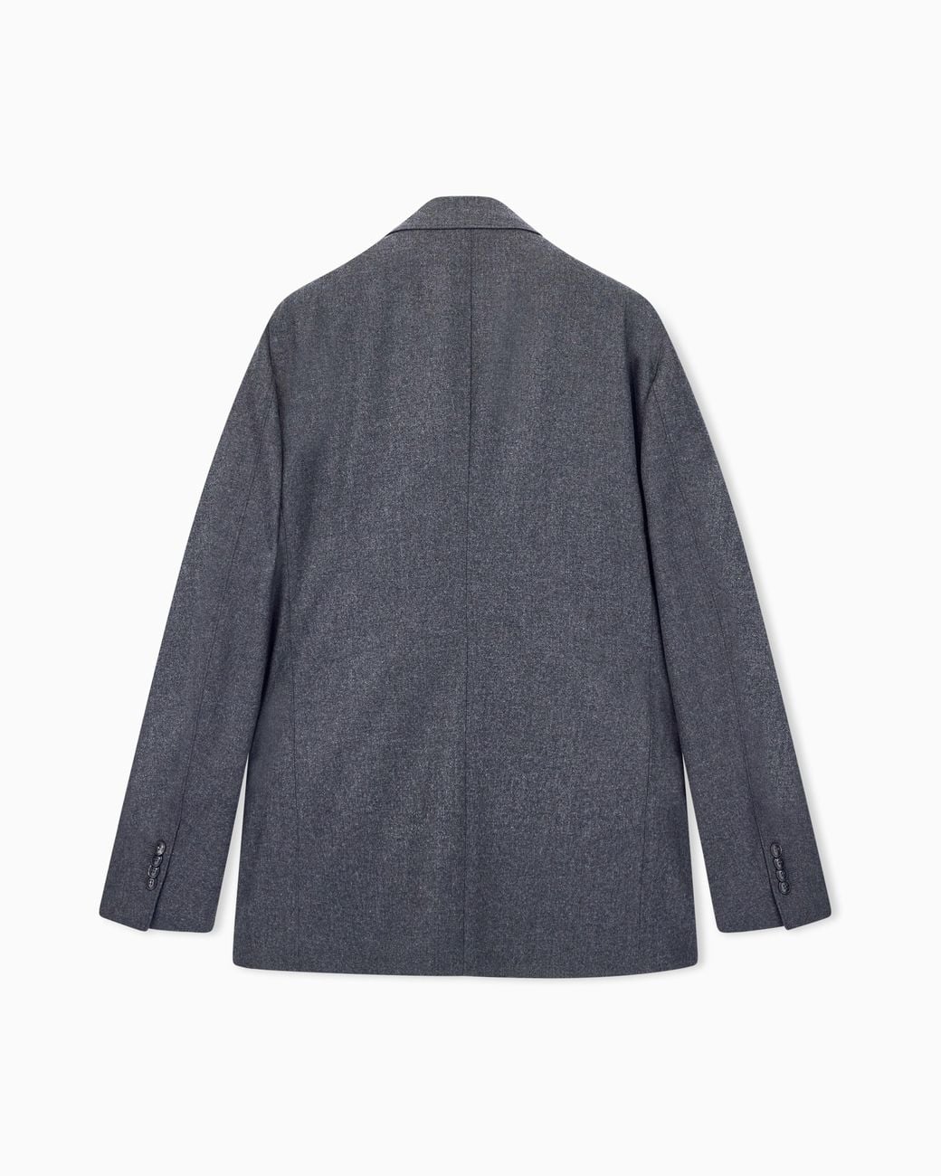 Giorgio Armani Blue Unlined Single-Breasted Stretch Cashmere Jacket With Two Buttons for men