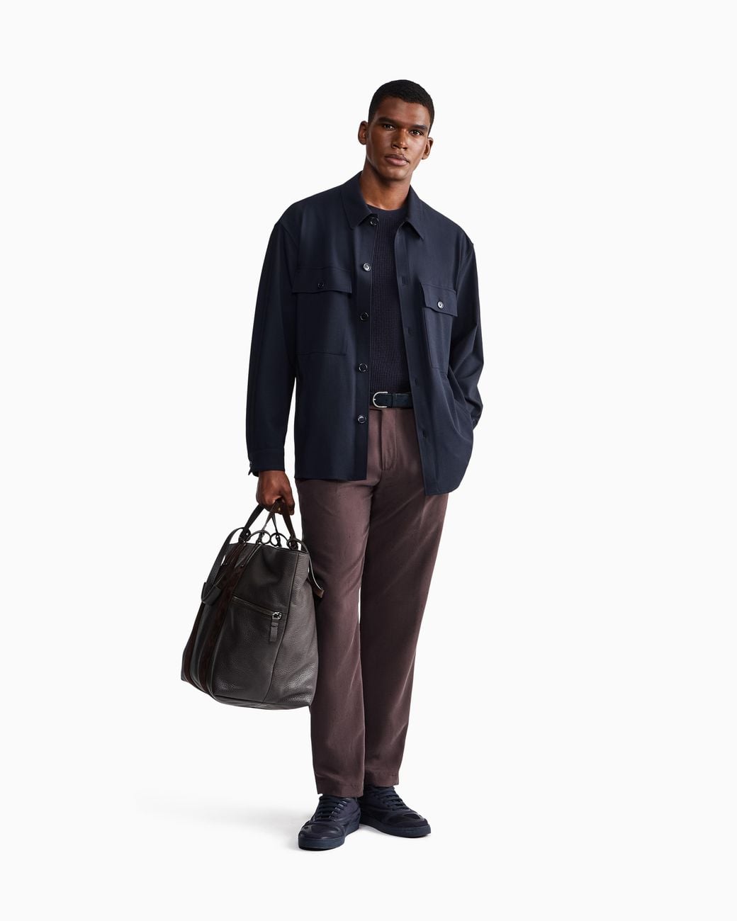 Giorgio Armani Blue Fashion Shirts for men
