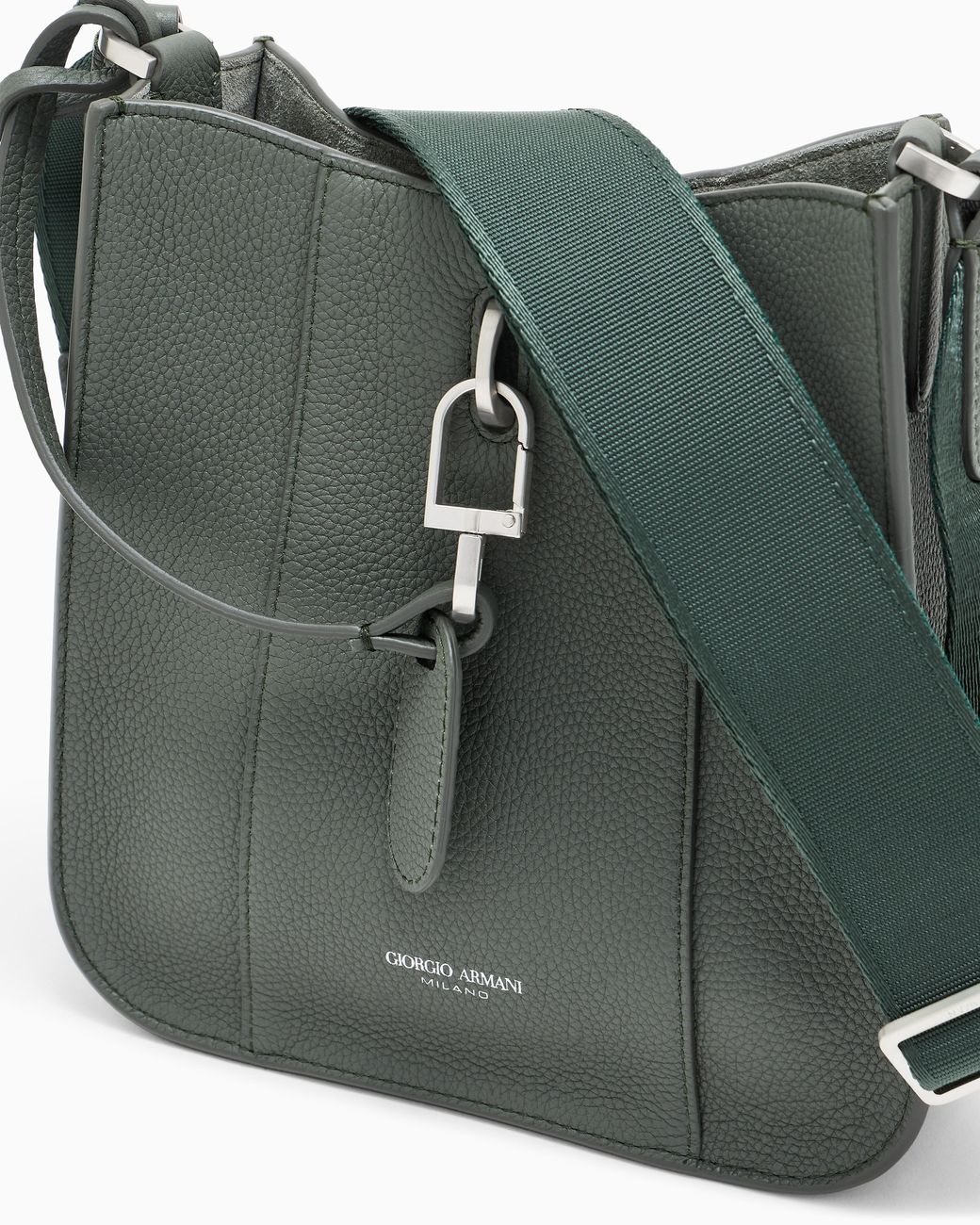 Giorgio Armani Green Crossbody Shoulder Bag