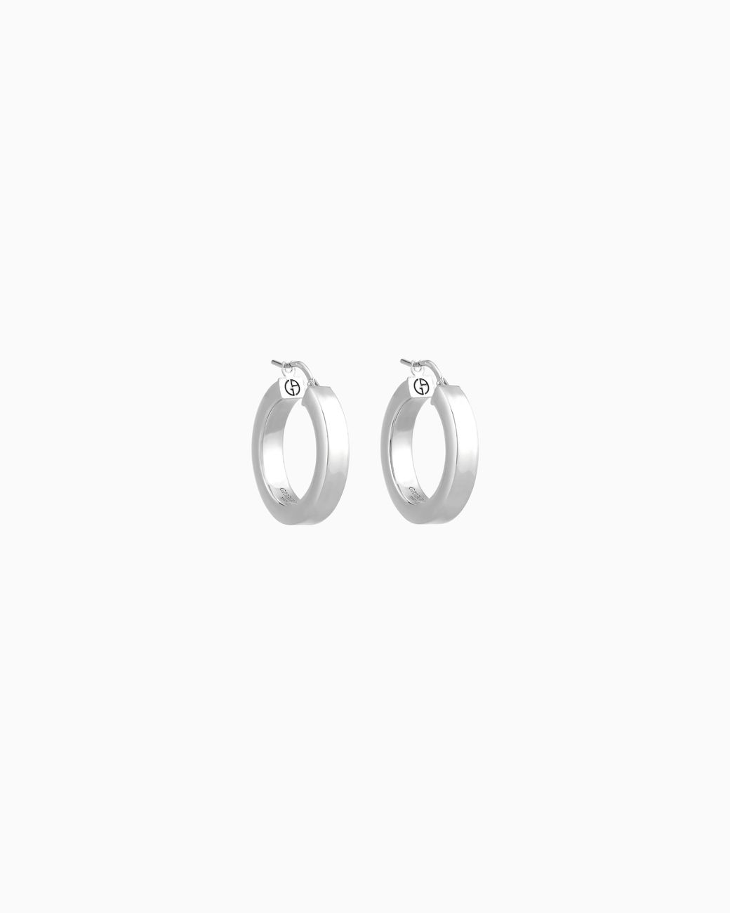 Giorgio Armani White Sterling Earrings