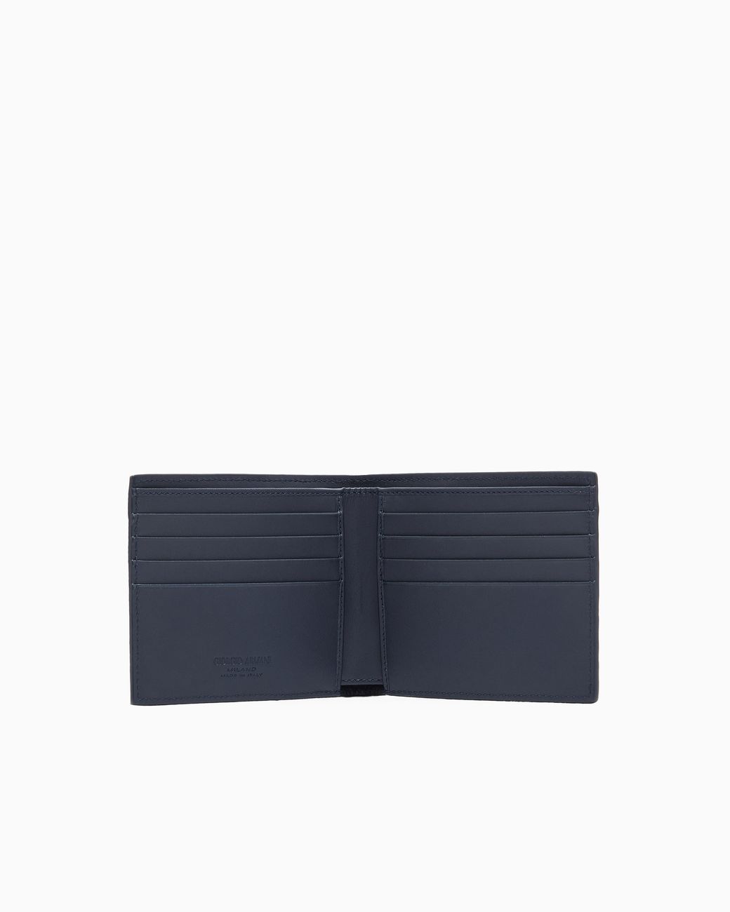 Giorgio Armani Blue Bi-Fold Wallet for men