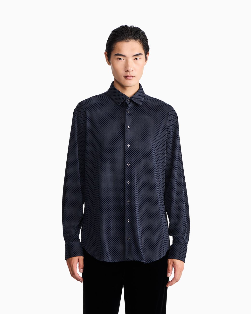 Giorgio Armani Blue Shirt for men