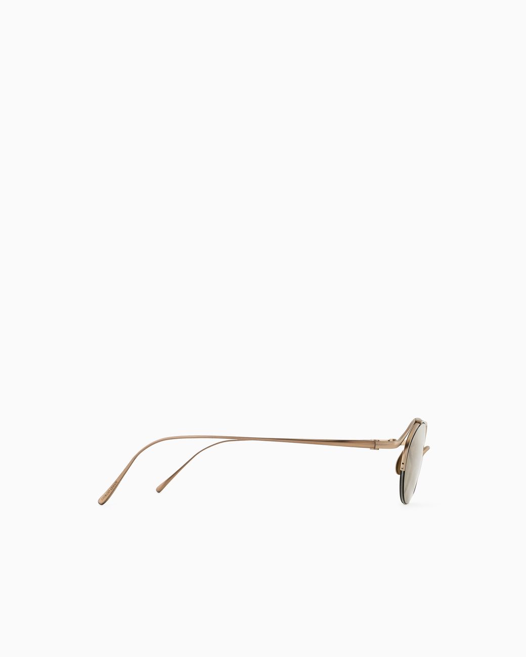 Giorgio Armani White Oval Sunglasses for men