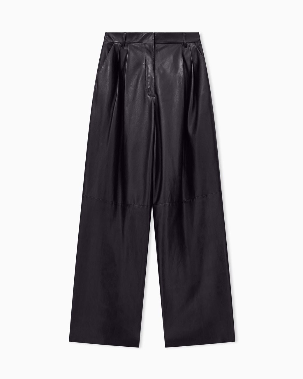 Giorgio Armani Blue Trousers With Wide Pleats