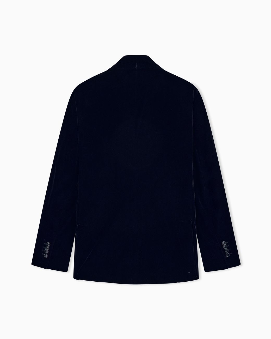 Giorgio Armani Blue Blazer One Shot Stretch Viscose And Cupro Velvet for men
