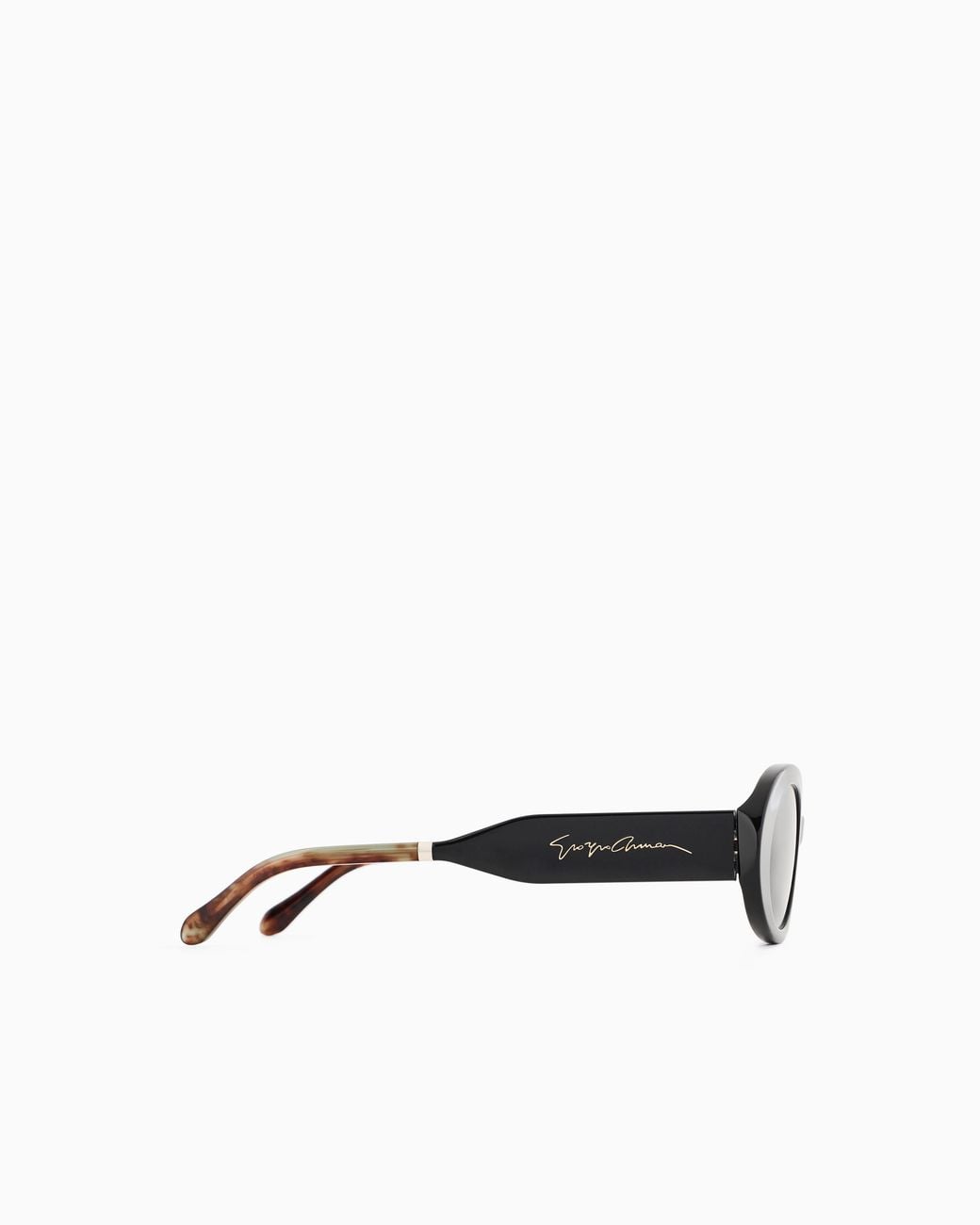 Giorgio Armani White Oval Sunglasses
