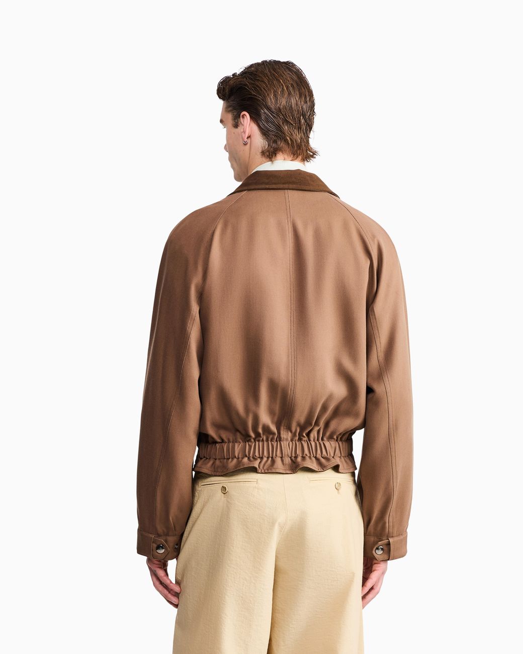 Giorgio Armani Brown Armani/Archivio Ss1983 Bomber Jacket for men
