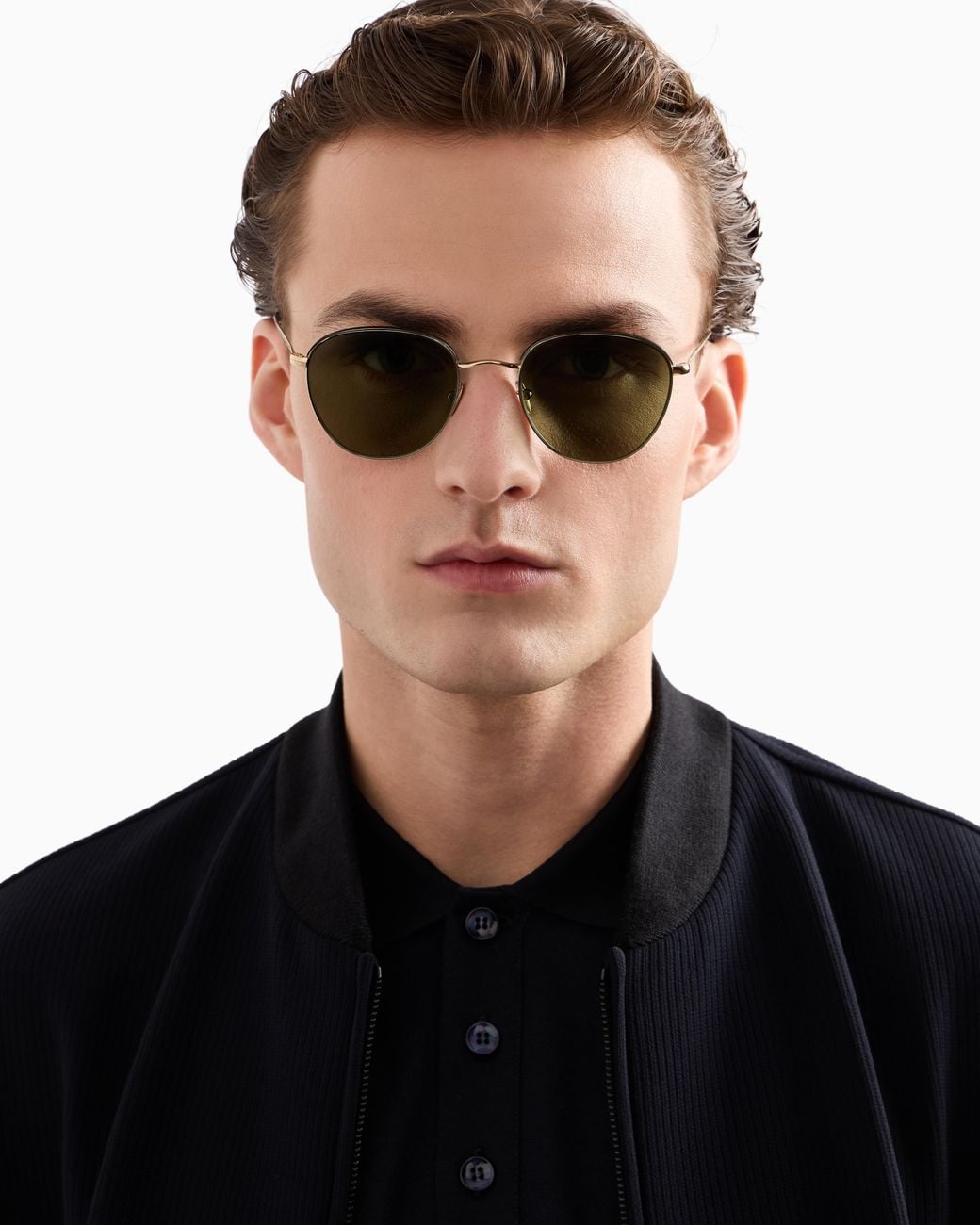 Giorgio Armani Green Square Sunglasses for men