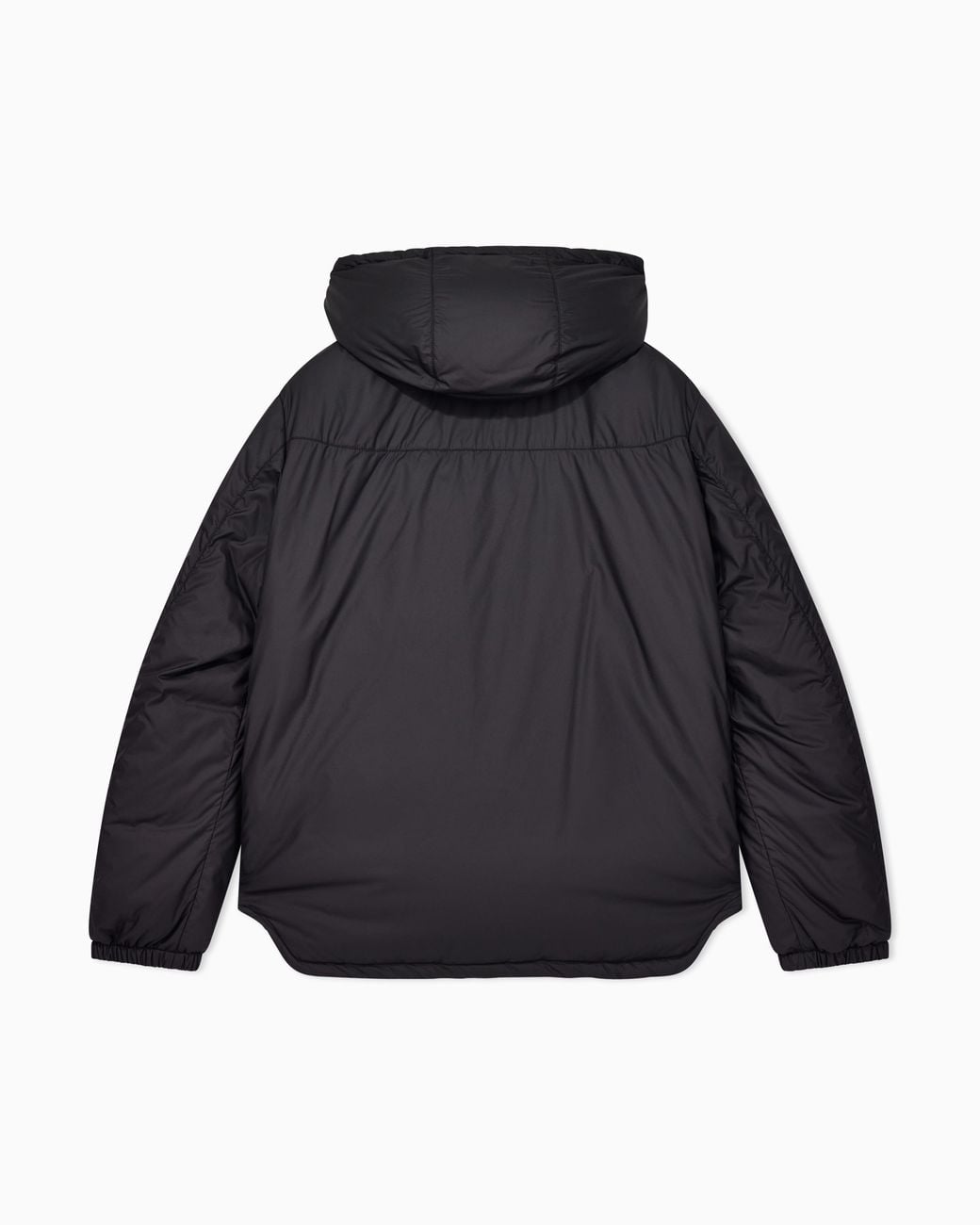 Giorgio Armani Gray Hooded Blouson With Goose-Down Padding for men