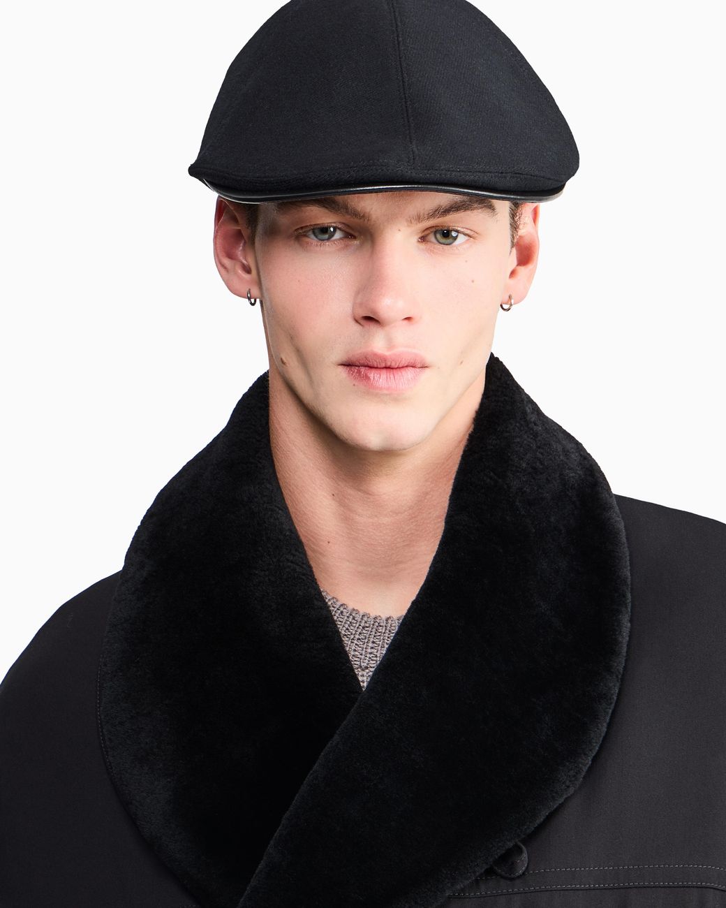 Giorgio Armani Blue Flat Cap for men