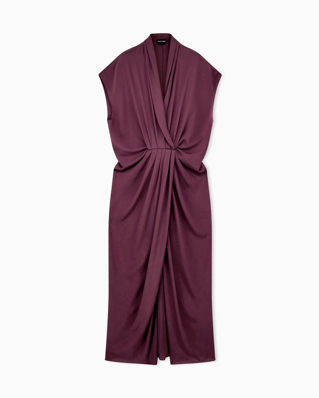 Giorgio Armani Purple Dress Longuette