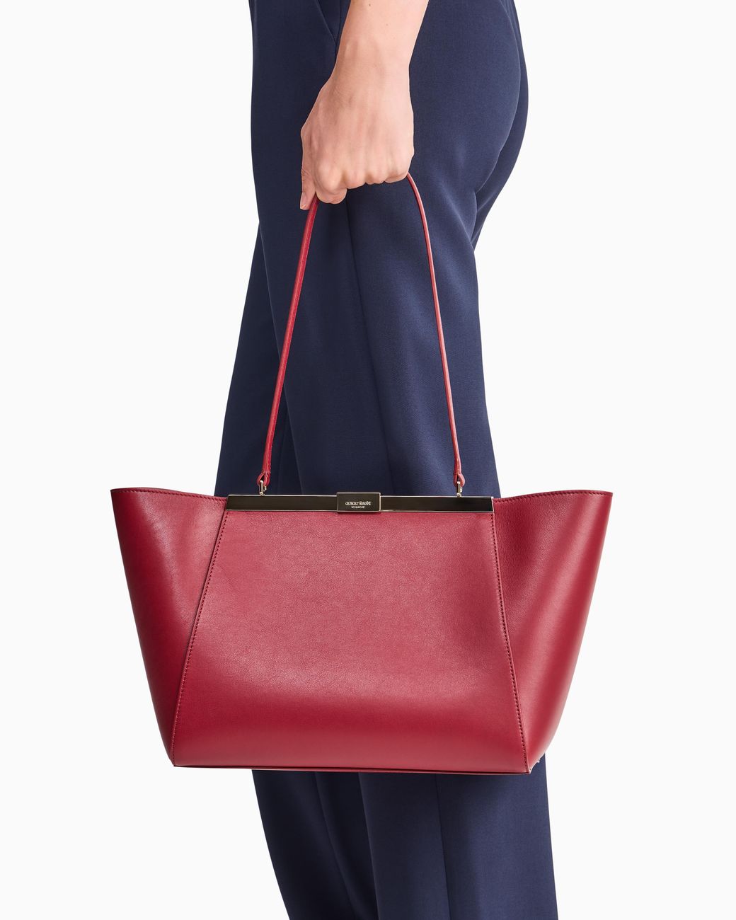 Giorgio Armani Purple Shoulder Bag