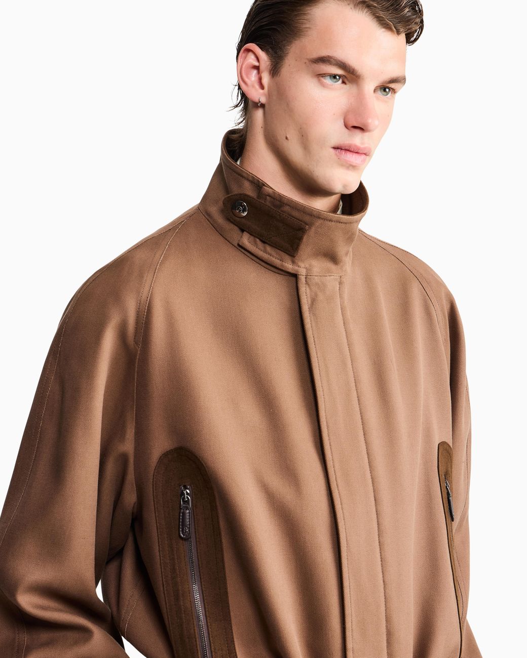 Giorgio Armani Brown Armani/Archivio Ss1983 Bomber Jacket for men