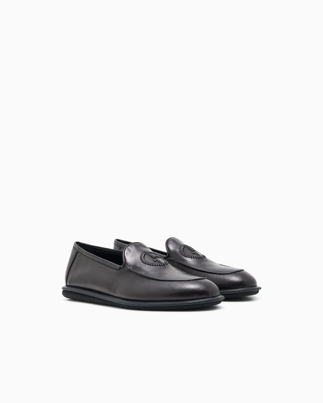 Giorgio Armani White Slip-On Loafer for men