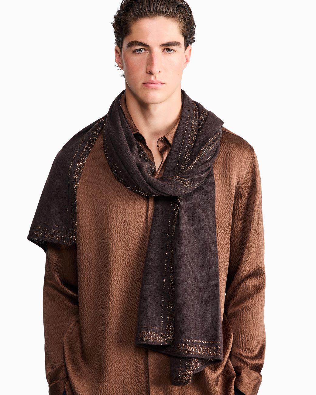 Giorgio Armani Blue Scarf Giorgio's for men