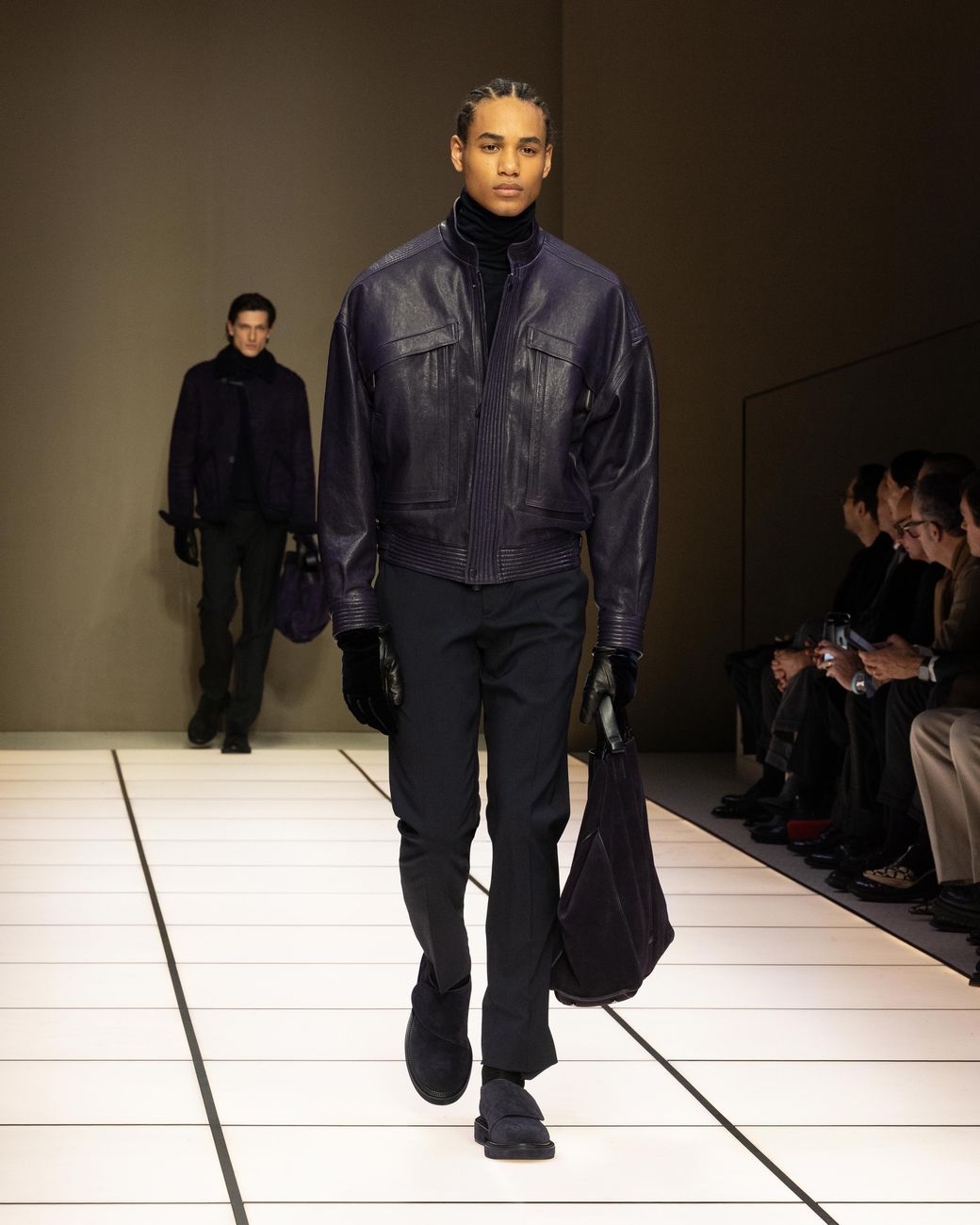 Giorgio Armani Black Glove for men