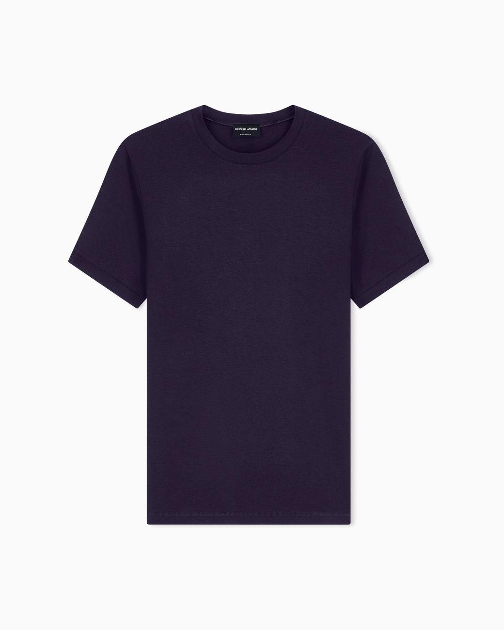 Giorgio Armani Blue Crew-Neck T-Shirt for men