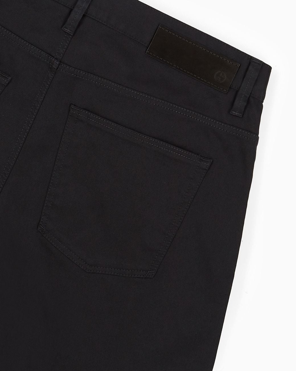 Giorgio Armani Black Regular-Fit, Five-Pocket Trousers for men