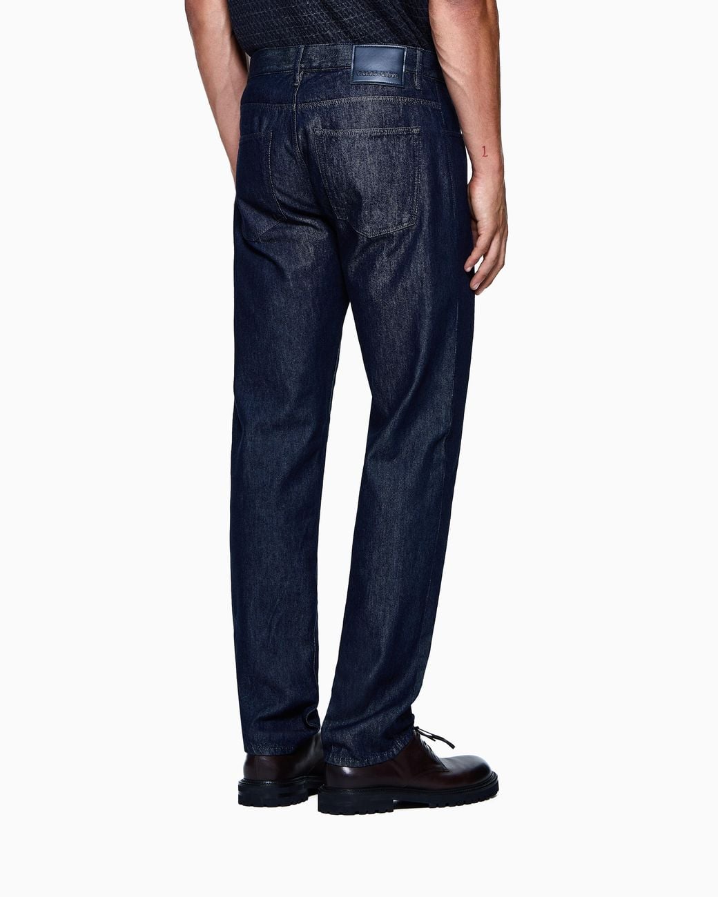 Giorgio Armani Blue Regular-Fit Five-Pocket Trousers for men