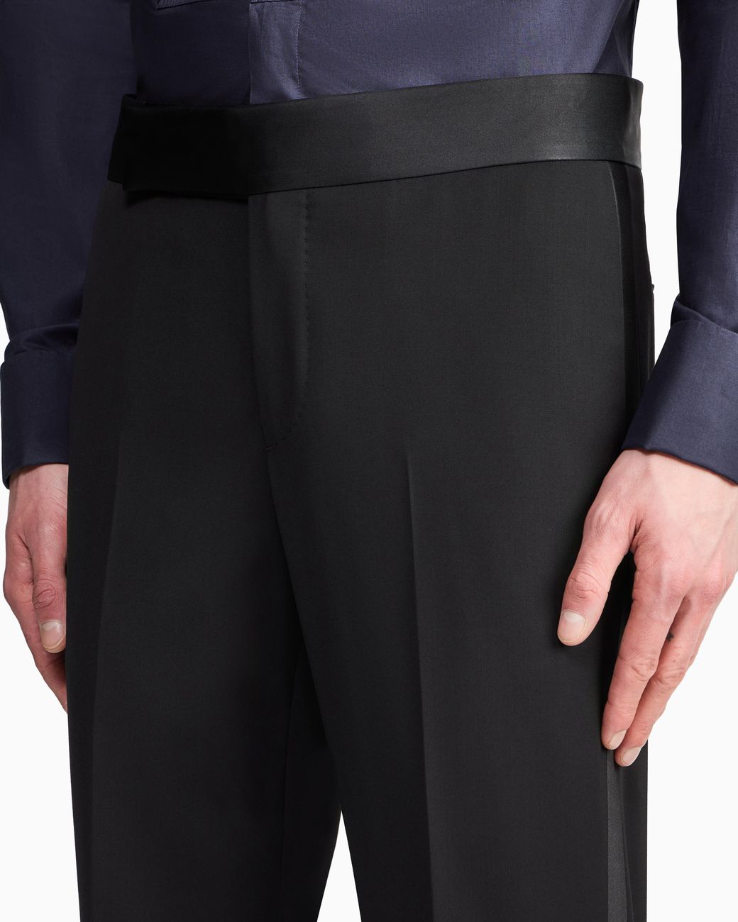 Giorgio Armani Black Single-Breasted Soft Line Tuxedo for men