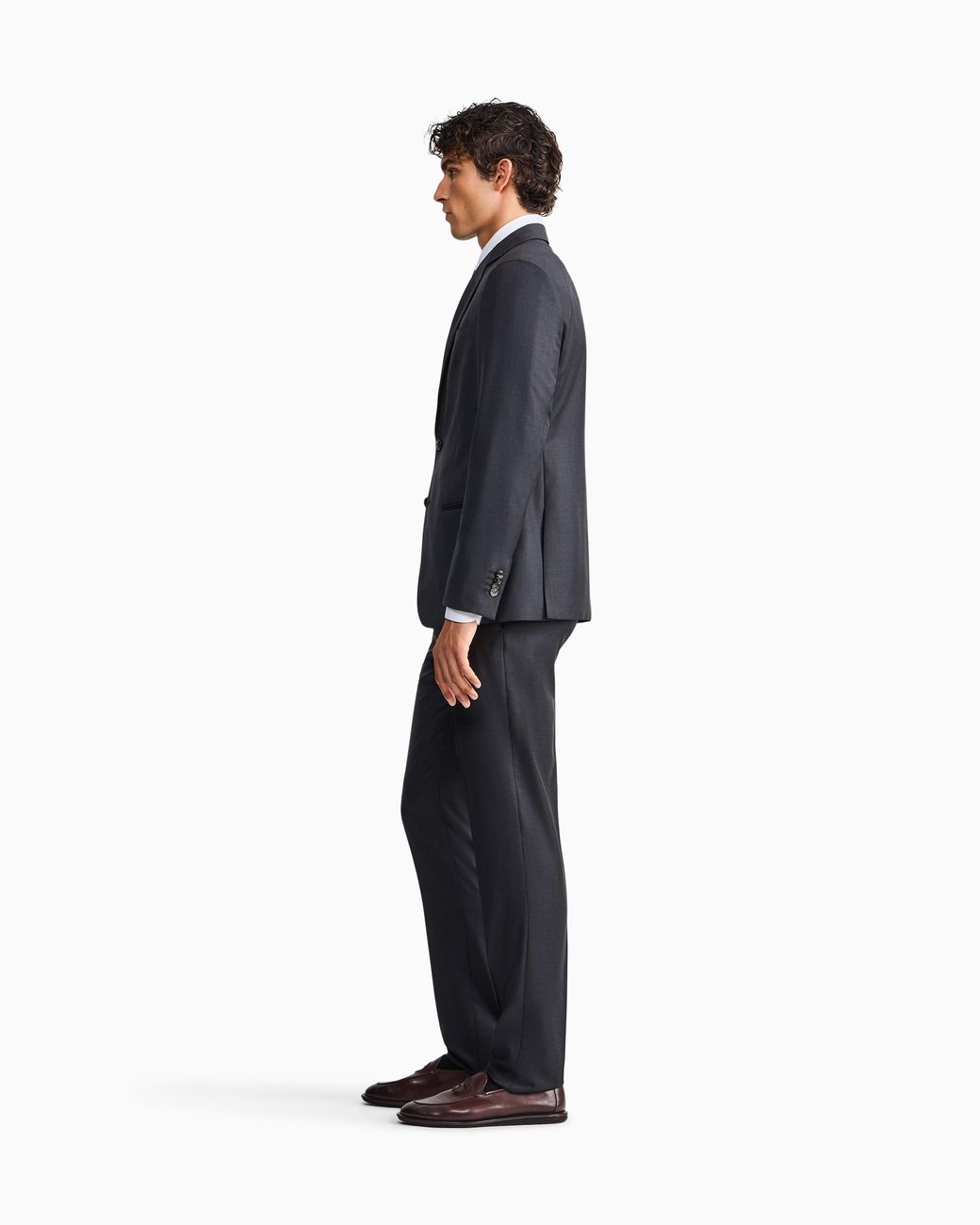 Giorgio Armani Blue Single-Breasted Suit Soho for men