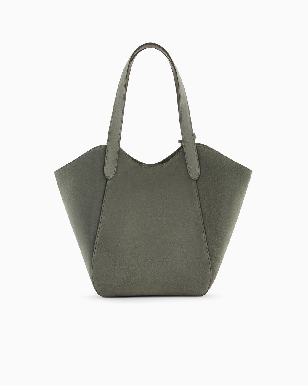 Giorgio Armani Green Medium Suede Handbag