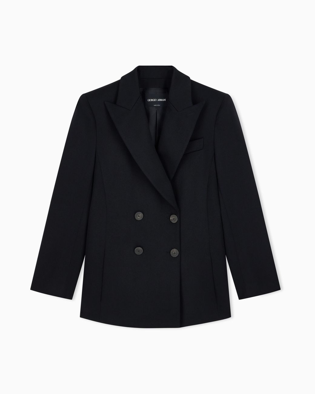 Giorgio Armani Blue Double-Breasted Blazer