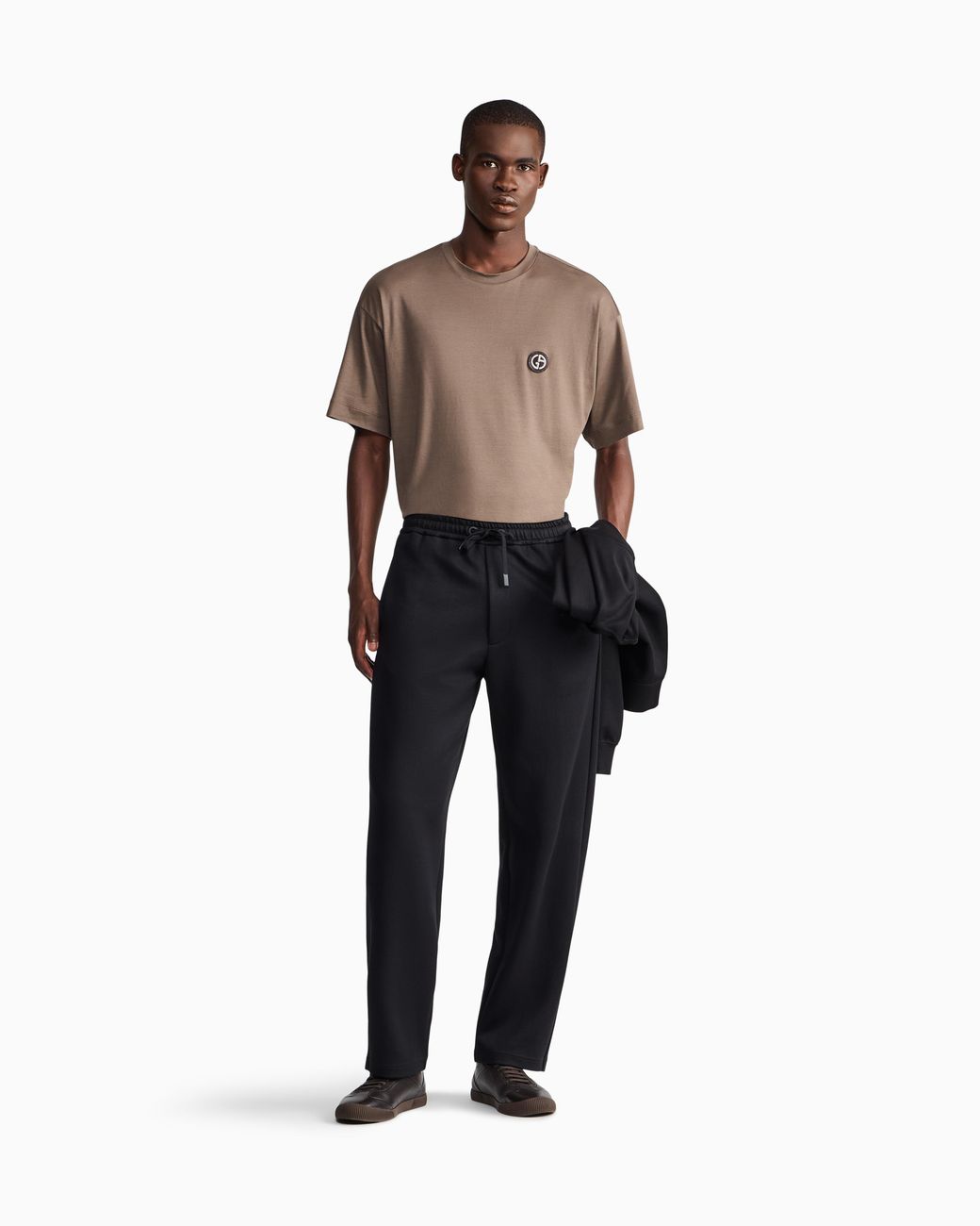 Giorgio Armani Gray T-Shirt Regular Fit for men