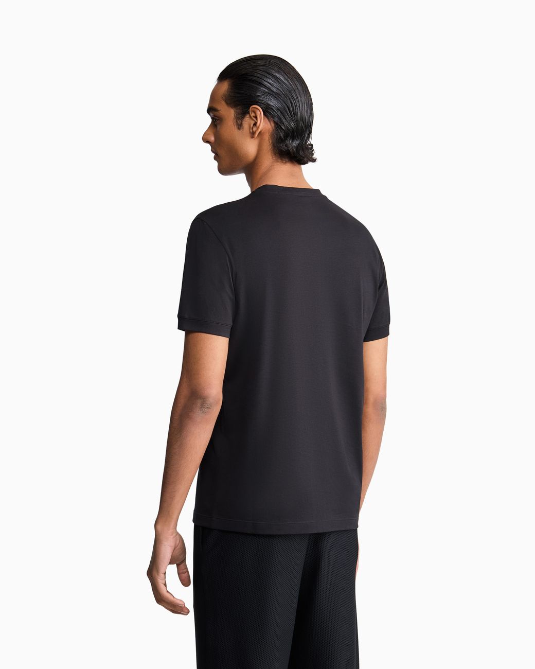 Giorgio Armani Black Jersey T-Shirt for men