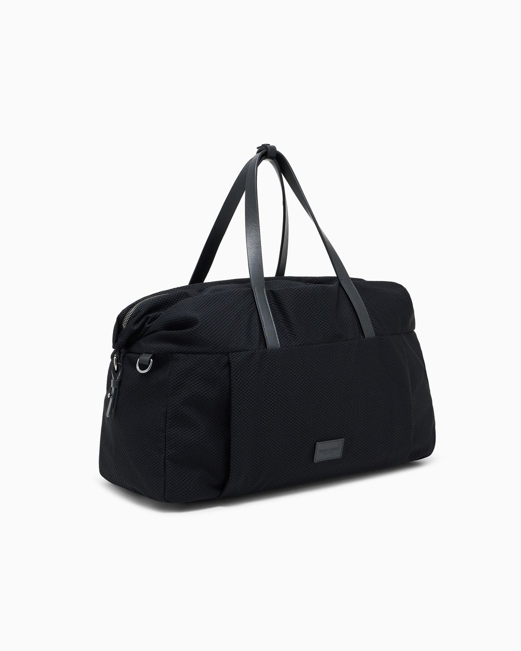 Giorgio Armani Black Holdall Weekender for men