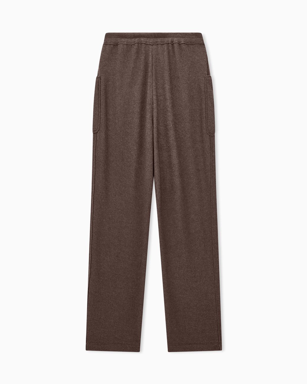 Giorgio Armani Brown Jogging Trousers With Patch Pockets