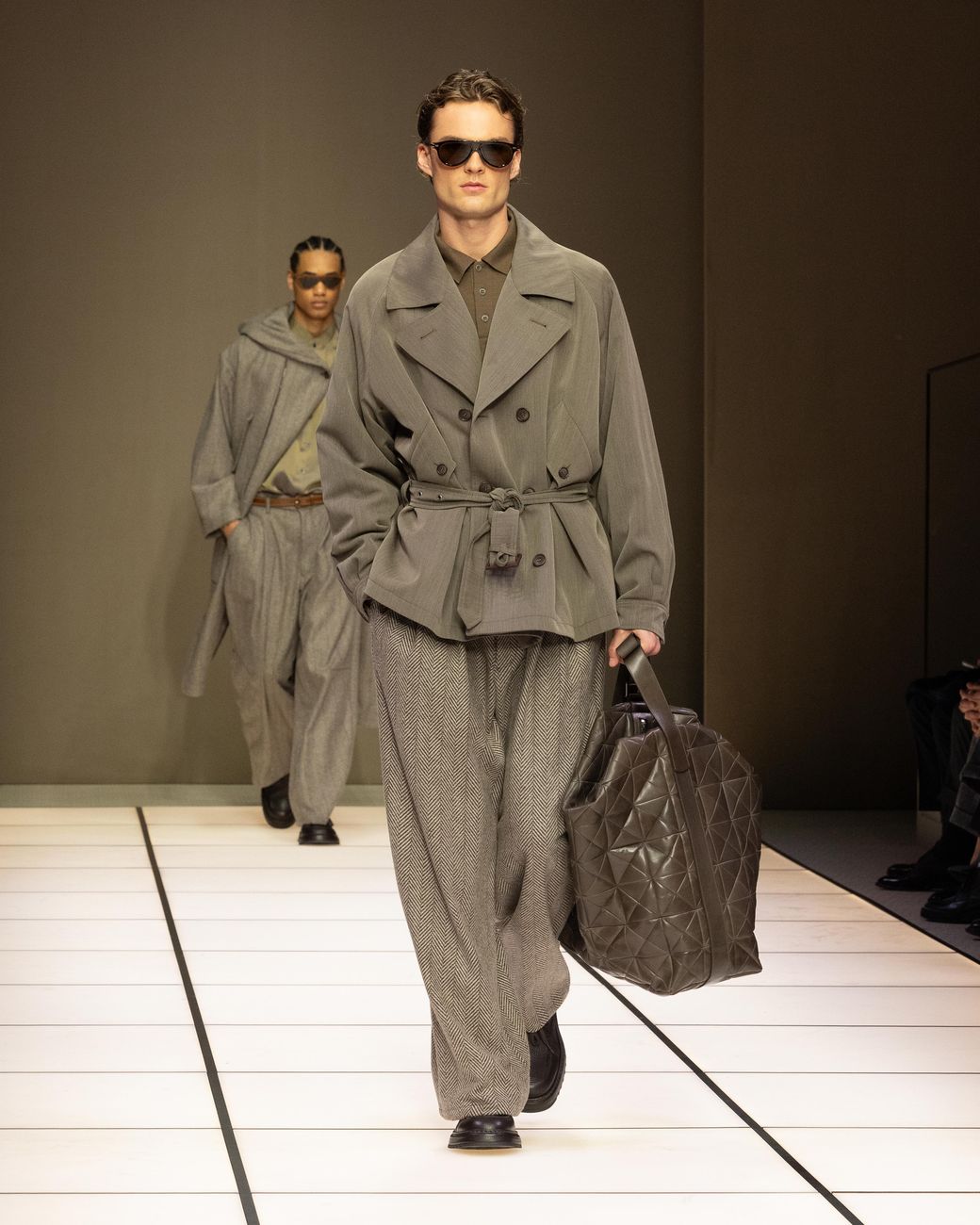 Giorgio Armani Gray Trouser Oversized for men