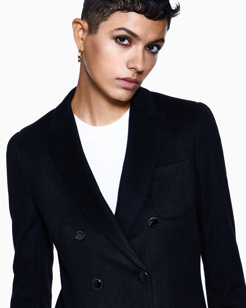 Giorgio Armani Blue Double-Breasted Jacket