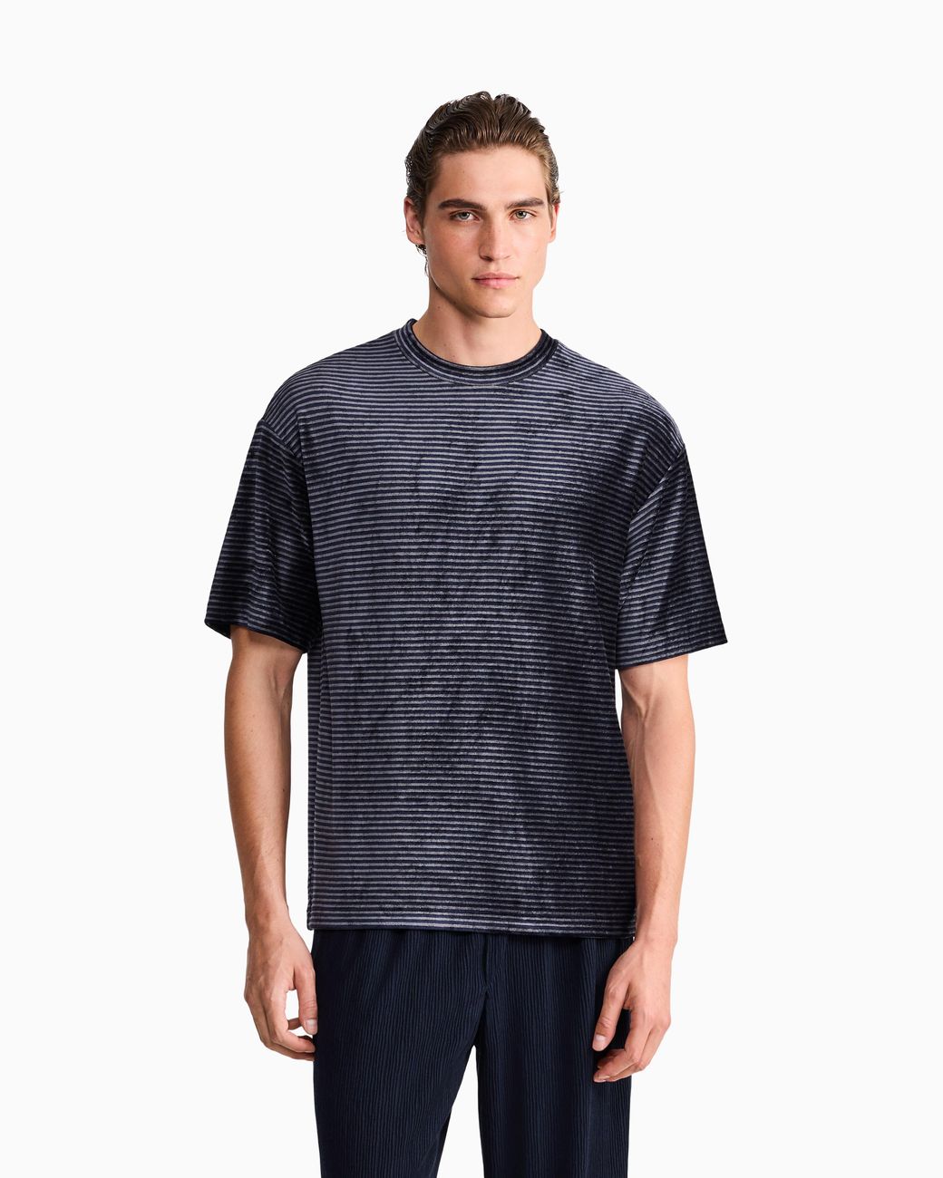 Giorgio Armani Blue T-Shirt Regular Fit for men