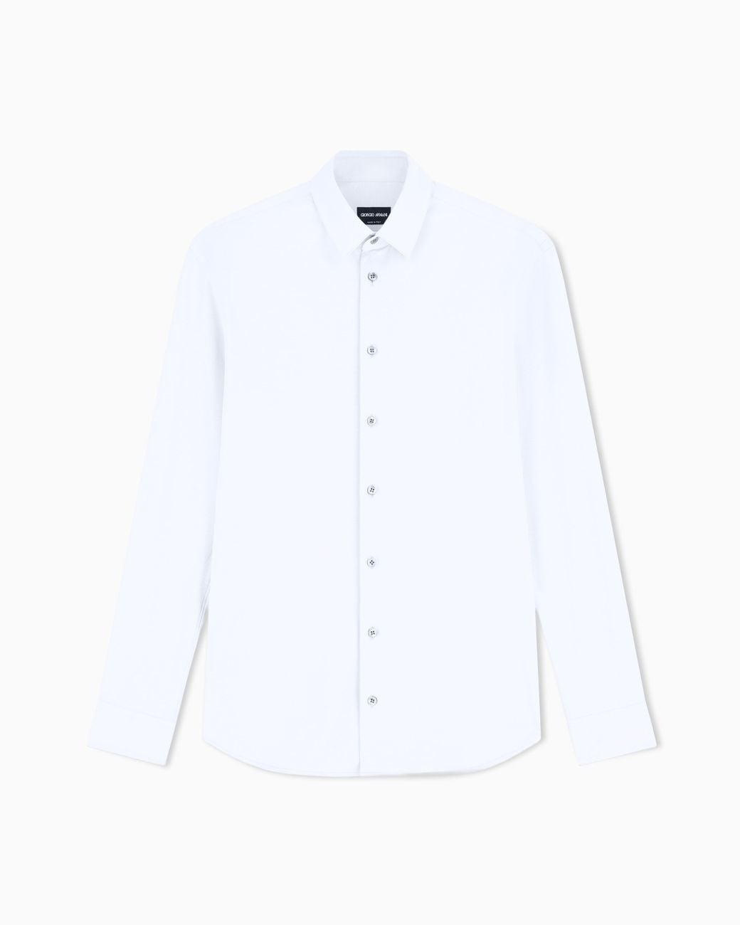 Giorgio Armani Blue Classic Stretch Button-Down for men