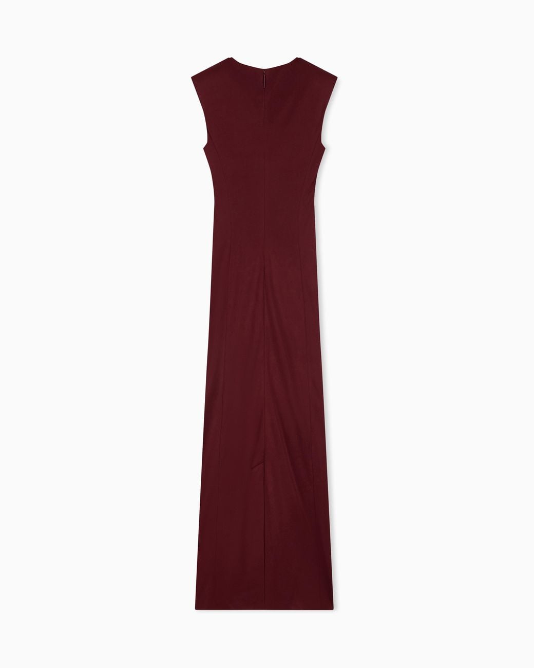 Giorgio Armani Purple Long Sleeveless Dress