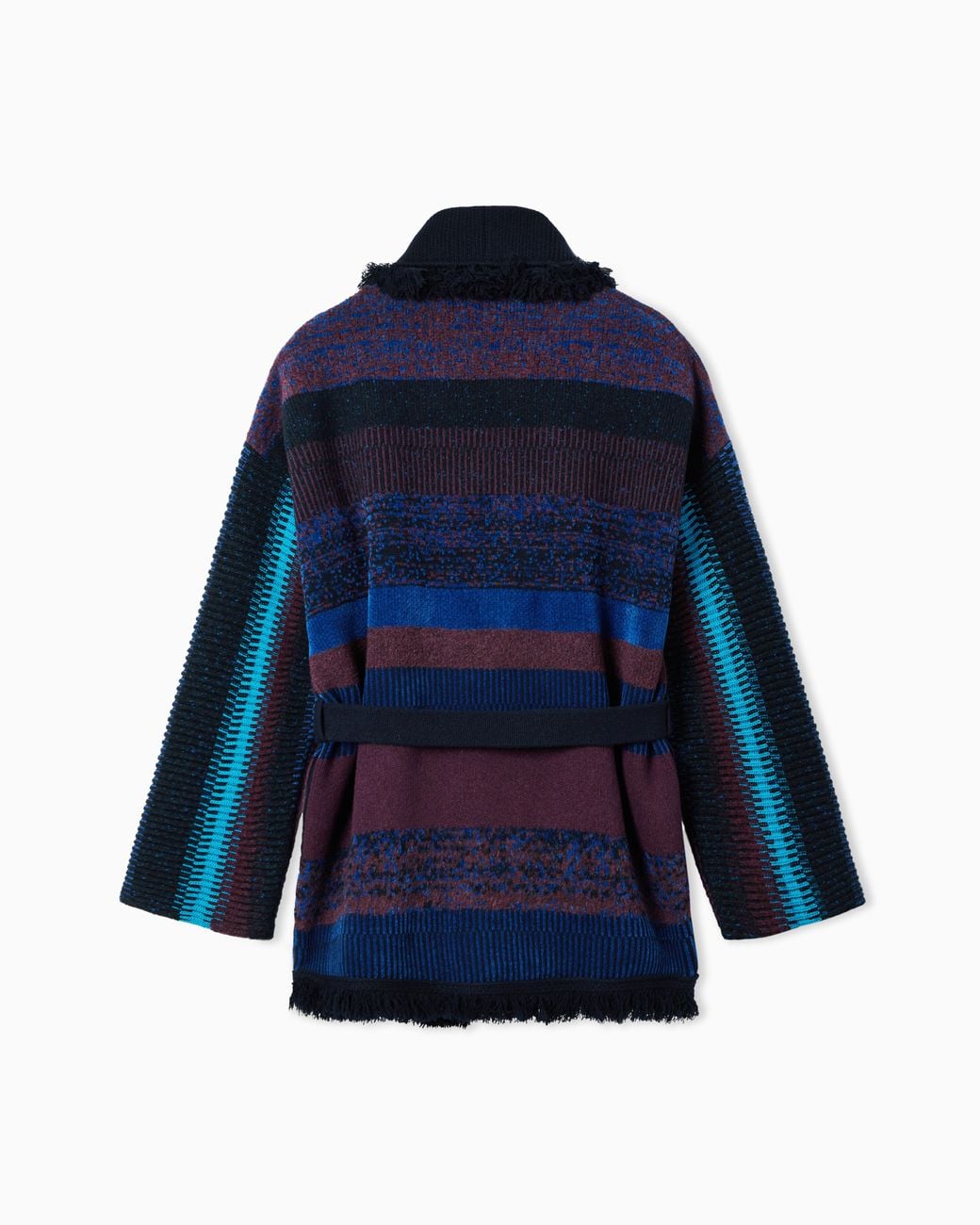 Giorgio Armani Blue For Alanui Cashmere Blend Cardigan for men